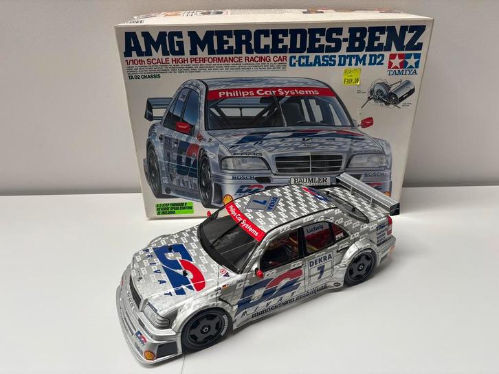 Tamiya R/C AMG Mercedes-Benz C-Klasse DTM D2, Hobby en Vrije tijd, Modelbouw | Radiografisch | Auto's, Zo goed als nieuw, Auto onroad