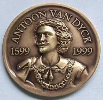 Medaille Antoon Van Dyck (1599-1999) beschikbaar voor biedingen
