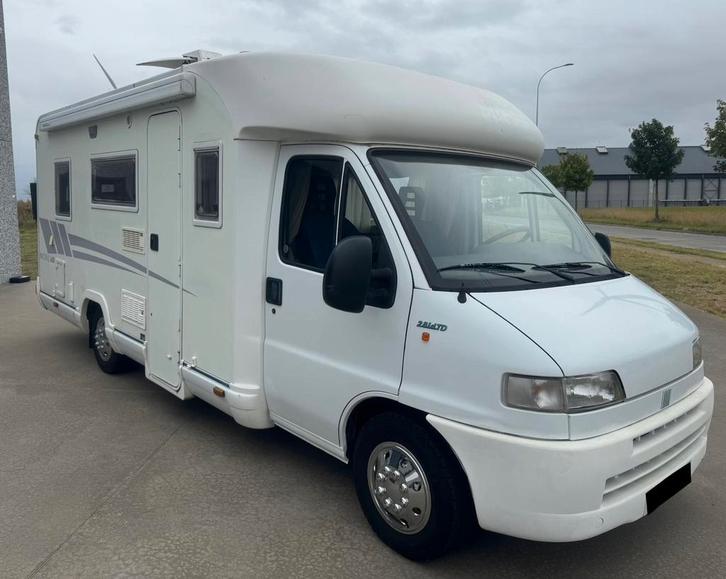 Fiat Ducato 2.8idTD avec clim 0492/68.69.55, Caravans en Kamperen, Mobilhomes, Particulier, tot en met 5, Half-integraal, Pilote