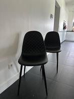 Prenuptia zwarte stoelen, Gebruikt, Leer, Zwart, Ophalen
