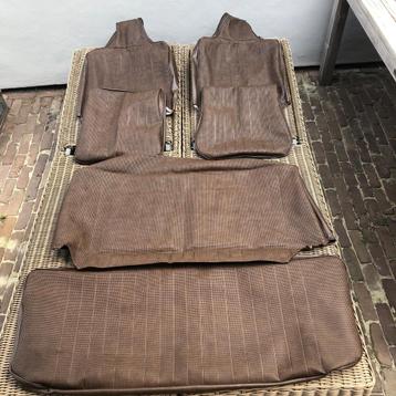 VW Kever NOS 1970 - 1972 Bekleding stoelhoezenset bruin beschikbaar voor biedingen