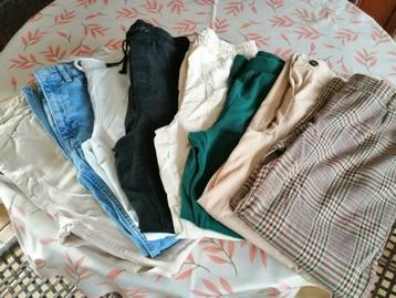 lot de 9 pantalons T152 - 158 - XS -  XXS - 36 fille