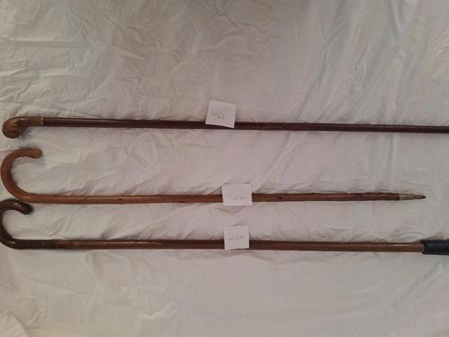 Prachtige antieke wandelstokken – set van 3, Antiek en Kunst, Antiek | Overige Antiek, Ophalen