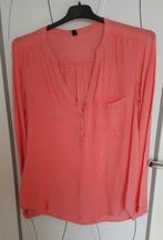 Pimkie - Blouse LM - maat S/36 - € 2.50/st - (zalm)roze, Kleding | Dames, Blouses en Tunieken, Gedragen, Pimkie, Roze, Maat 36 (S)