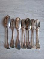 Lot de 7 couvert du 18 eme argent massif, Antiek en Kunst, Ophalen of Verzenden, Zilver