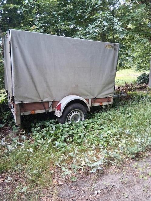 Aanhangwagen met bache, Auto diversen, Aanhangwagen-onderdelen, Zo goed als nieuw, Ophalen