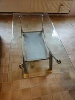 RECHTHOEKIGE GLAZEN WOONKAMERTAFEL, Ophalen, Gebruikt, Rechthoekig, Glas