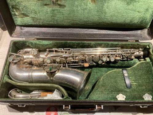 Alt saxofoon Frank Holton Elkhorn bouwjaar 1915 - Vintage, Musique & Instruments, Instruments à vent | Saxophones, Utilisé, Alto
