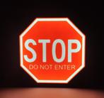 STOP DO NOT ENTER LED Lamp – Retro Verkeersbord, Led-lamp, Minder dan 30 watt, Retro, Gamer, Nieuw