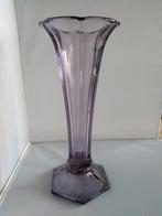 Art deco persglas/licht lilla kleur/30 CM hoog., Ophalen