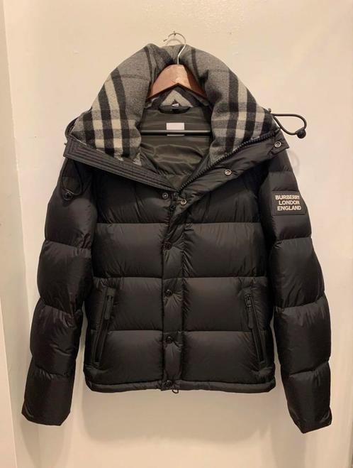 Burberry winterjas, Kleding | Heren, Jassen | Winter, Zo goed als nieuw, Zwart, Verzenden