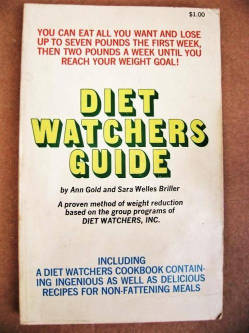 Diet Watchers Guide, ... - 1968 - Ann Gold & Sara W. Briller, Livres, Santé, Diététique & Alimentation, Utilisé, Régime et Alimentation