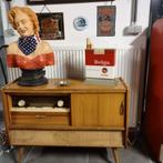 radio en platenspeler in vintage kast, Audio en Video, Ophalen of Verzenden