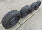 4 pneus hiver 195/65-15 avec jantes Opel, entraxe 5x110, Ophalen, Gebruikt, 15 inch, Banden en Velgen