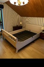 Auping 160x220 elektrisch bed, Huis en Inrichting, Slaapkamer | Bedden, Ophalen, Verstelbaar, Zwart, Zo goed als nieuw