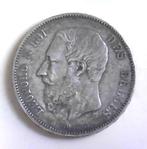 5 Francs - Léopold II small head 1876, Postzegels en Munten, Zilver, Ophalen of Verzenden, Losse munt, Zilver