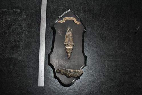 Wijwatervat van N.D. Notre Dame de Fourvière metaal, Antiek en Kunst, Antiek | Religieuze voorwerpen, Ophalen of Verzenden
