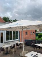 horeca parasols  hoegaarden, Ophalen, Gebruikt, 3 tot 4 meter, Parasolvoet