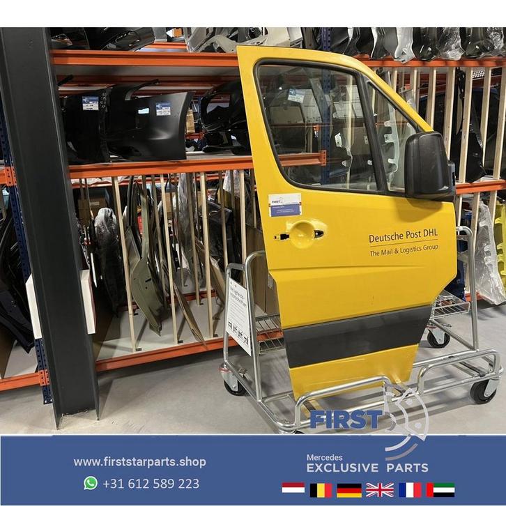 W906 SPRINTER DEUR RECHTS VOOR COMPLEET PORTIER RECHTSVOOR M, Auto-onderdelen, Carrosserie, Deur, Mercedes-Benz, Voor, Rechts