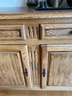 Massief eikenhout dressoir kast, Huis en Inrichting, Ophalen, Gebruikt, 150 tot 200 cm, Eikenhout