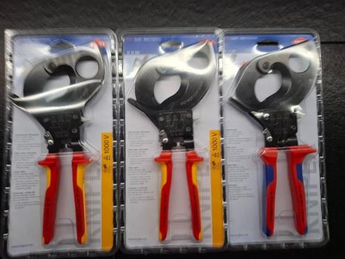 KNIPEX  kabelschaar (ratelprincipe)  280 mm, Doe-het-zelf en Bouw, Gereedschap | Handgereedschap, Nieuw, Ophalen of Verzenden