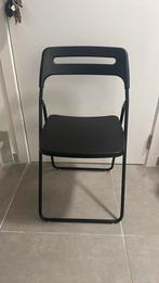 Zwart IKEA plooistoelen, Jardin & Terrasse, Chaises de jardin, Enlèvement, Comme neuf