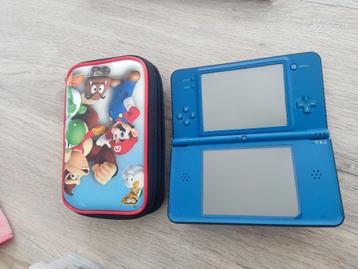 Nintendo DS xl, Games en Spelcomputers, Spelcomputers | Nintendo DS, Dsi XL, Gebruikt, Blauw, Ophalen