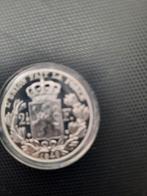 Zilveren leopold 1848, Postzegels en Munten, Munten | België, Ophalen, Verzilverd, Zilver, Losse munt