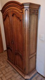 Mooie dubbele houten vestiairekast, Antiek en Kunst, Antiek | Meubels | Kasten, Ophalen