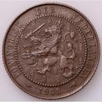 Netherlands 2½ cents, 1905, Ophalen of Verzenden, Losse munt