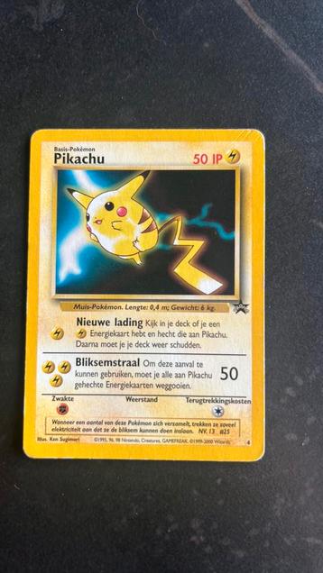 Pikachu 4 NL beschikbaar voor biedingen