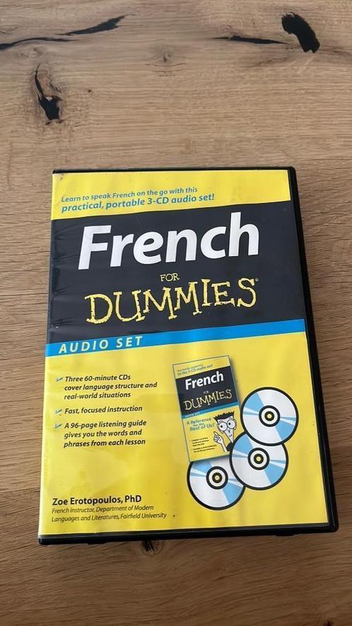 Slechts 1x gebruikt! French For Dummies AUDIO Set, Livres, Langue | Français, Comme neuf, Enlèvement