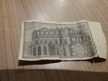 bankbiljetten + munten uit italië