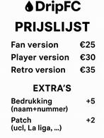 Football shirts, Tickets en Kaartjes