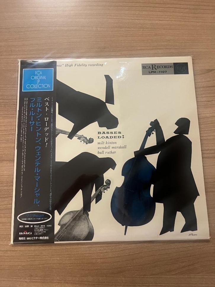 BASSES LOADED - M. HINTON/ W. MARSHALL/B. RUTHER (JAPAN), Cd's en Dvd's, Vinyl | Jazz en Blues, Gebruikt, Jazz, 1940 tot 1960