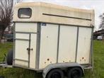 Paardenremorque, Ophalen, Gebruikt, Hout, 2-paards trailer