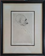 DE BRUYCKER Jules "Mijnheer Slimvogel" 1921 ets, Antiek en Kunst, Ophalen of Verzenden