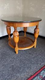 Tussentafel / Bijzettafel, Gebruikt, Rustiek, Rond, Hout