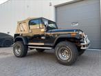 Jeep wrangler 4200 6cyl in Uitstekende staat !!, Auto's, Zwart, 4200 cc, Zwart, Bedrijf