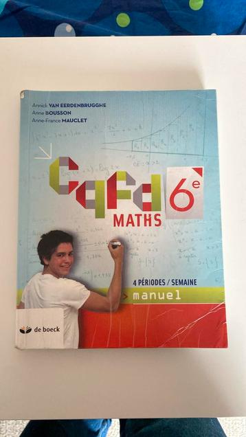 CQFD Math 6e, Enlèvement ou Envoi, Utilisé, Secondaire, De boeck