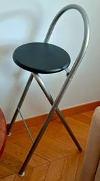 Chaise / Tabouret de bar pliable, Maison & Meubles, Tabourets de bar, 90 cm ou plus, 1 tabouret, Avec repose-pieds, Comme neuf