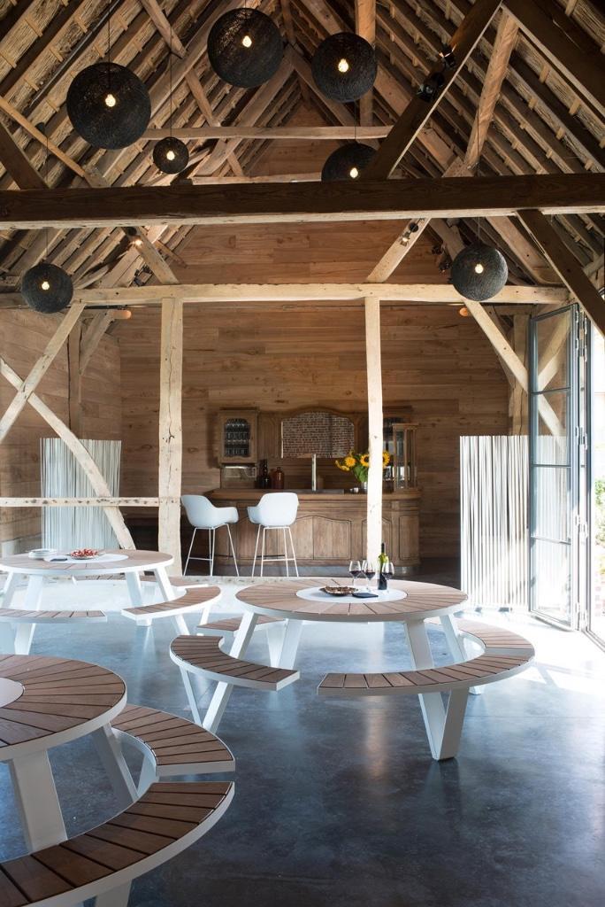 Extremis Pantagruel picknicktafel zie ook Hopper + Gargantua, Tuin en Terras, Tuintafels, Zo goed als nieuw, Rond, Aluminium, Ophalen