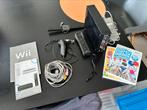 Wii Zwart compleet met accessoires en 2 spellen!, Ophalen, Gebruikt, Met 1 controller, Met games