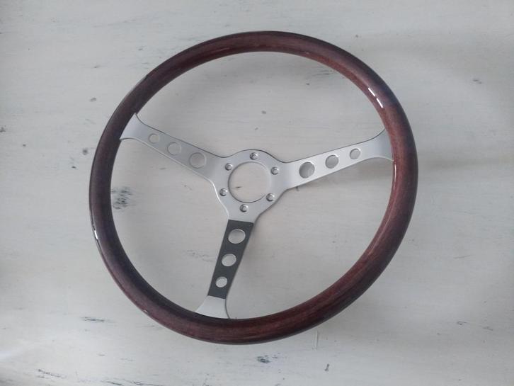 Tulip stuurwiel oldtimer nieuw chroom standaard montage, Auto-onderdelen, Interieur en Bekleding, Alfa Romeo, Amerikaanse onderdelen