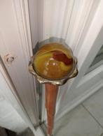 Zeldzaam mineraalriet met mokaiet jaspispommel, Antiek en Kunst