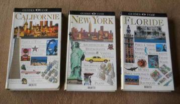 Lot de 3 guides USA : New York - Californie - Floride beschikbaar voor biedingen