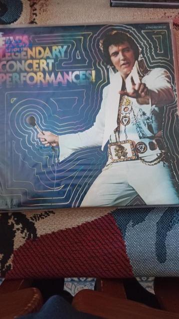 Elvis dubbel lp, legendary concert performances, beschikbaar voor biedingen