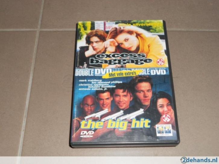 2 originele dvd's excess baggage + the big hit, Cd's en Dvd's, Dvd's | Actie, Gebruikt, Actie, Ophalen of Verzenden