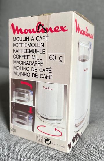 "MOULINEX 980" Koffiemolen // 60G // NIEUW!! beschikbaar voor biedingen