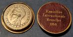 50 Francs Expo '58 MEDAILLESLAG / Origineel etui, Postzegels en Munten, Munten | België, Zilver, Ophalen of Verzenden, Losse munt